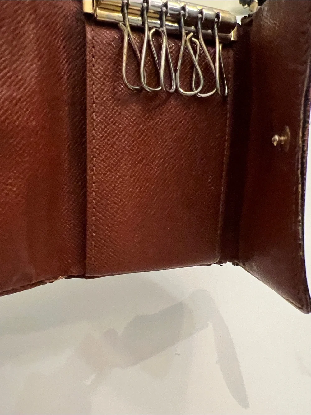 VTG Louis Vuitton Monogram 6- Key Holder - Made in USA